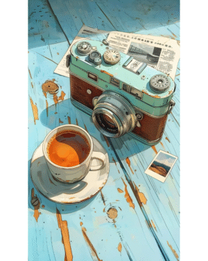 Camera & Coffee Poster 📷☕