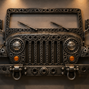 Industrious Car Grill Wall Art
