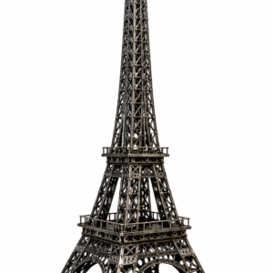 Industrial Eiffel Tower Metal Sculpture