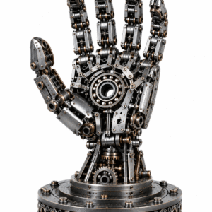 Robotic Hand Metal Sculpture