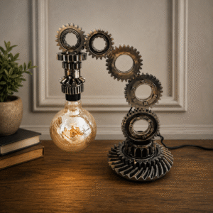Industrial Gear Table Lamp